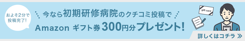 今ならクチコミ投稿でAmazonギフト件300円分プレゼント！